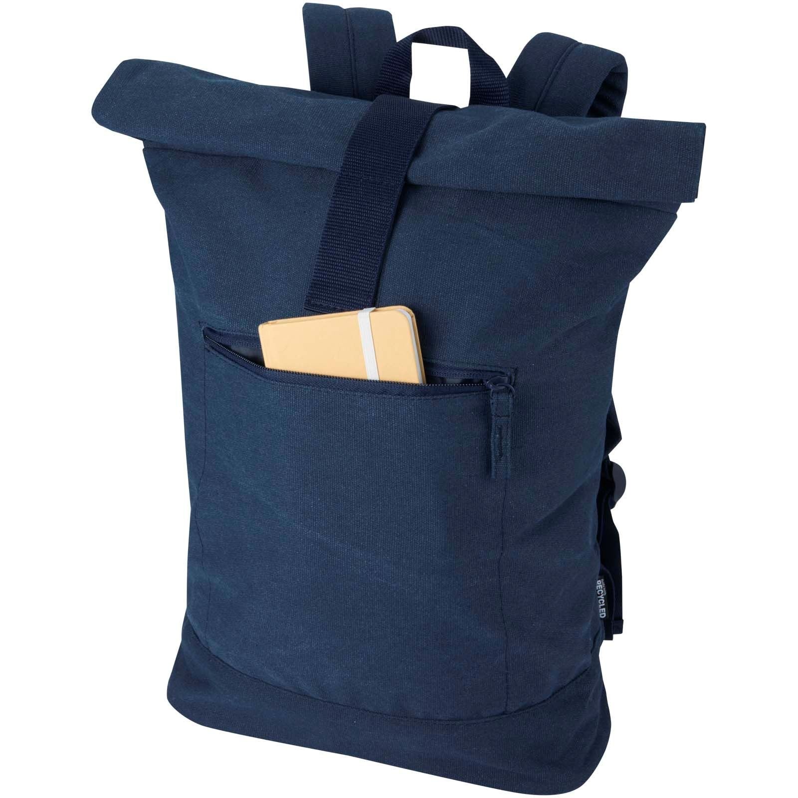 Sac à dos à fermeture enroulable Recanvas recyclé et certifié GRS de 14" et 16 L 15