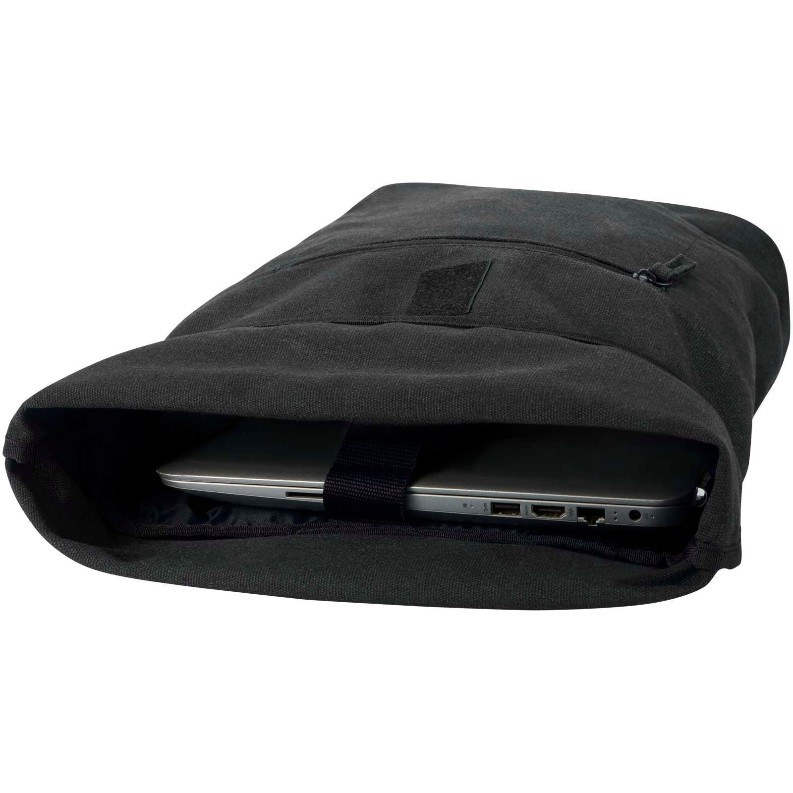 Sac à dos à fermeture enroulable Recanvas recyclé et certifié GRS de 14" et 16 L 17