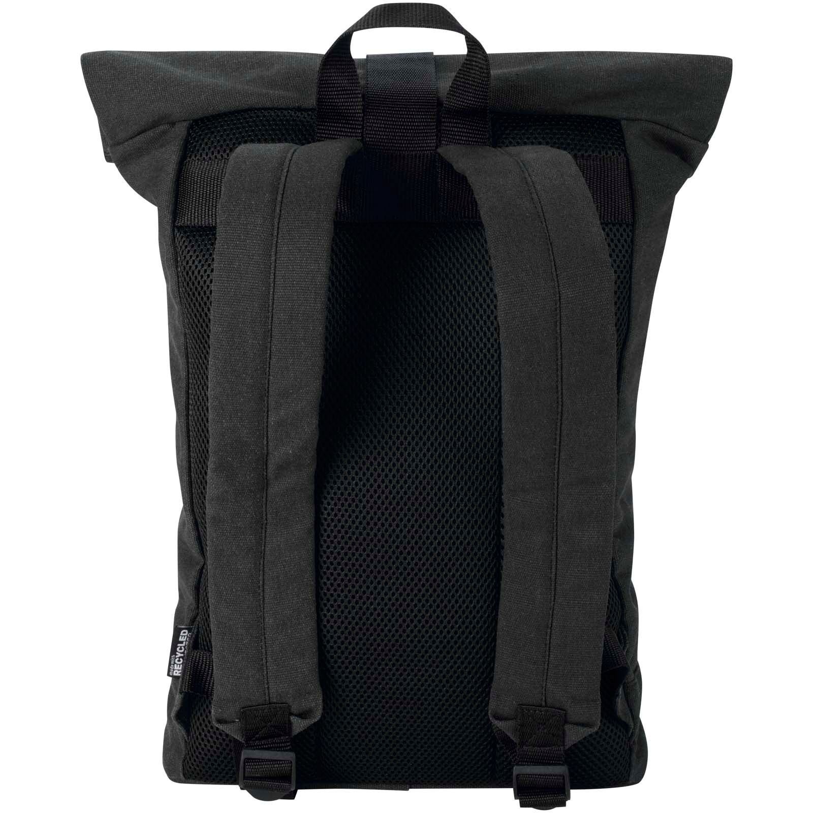 Sac à dos à fermeture enroulable Recanvas recyclé et certifié GRS de 14" et 16 L 11