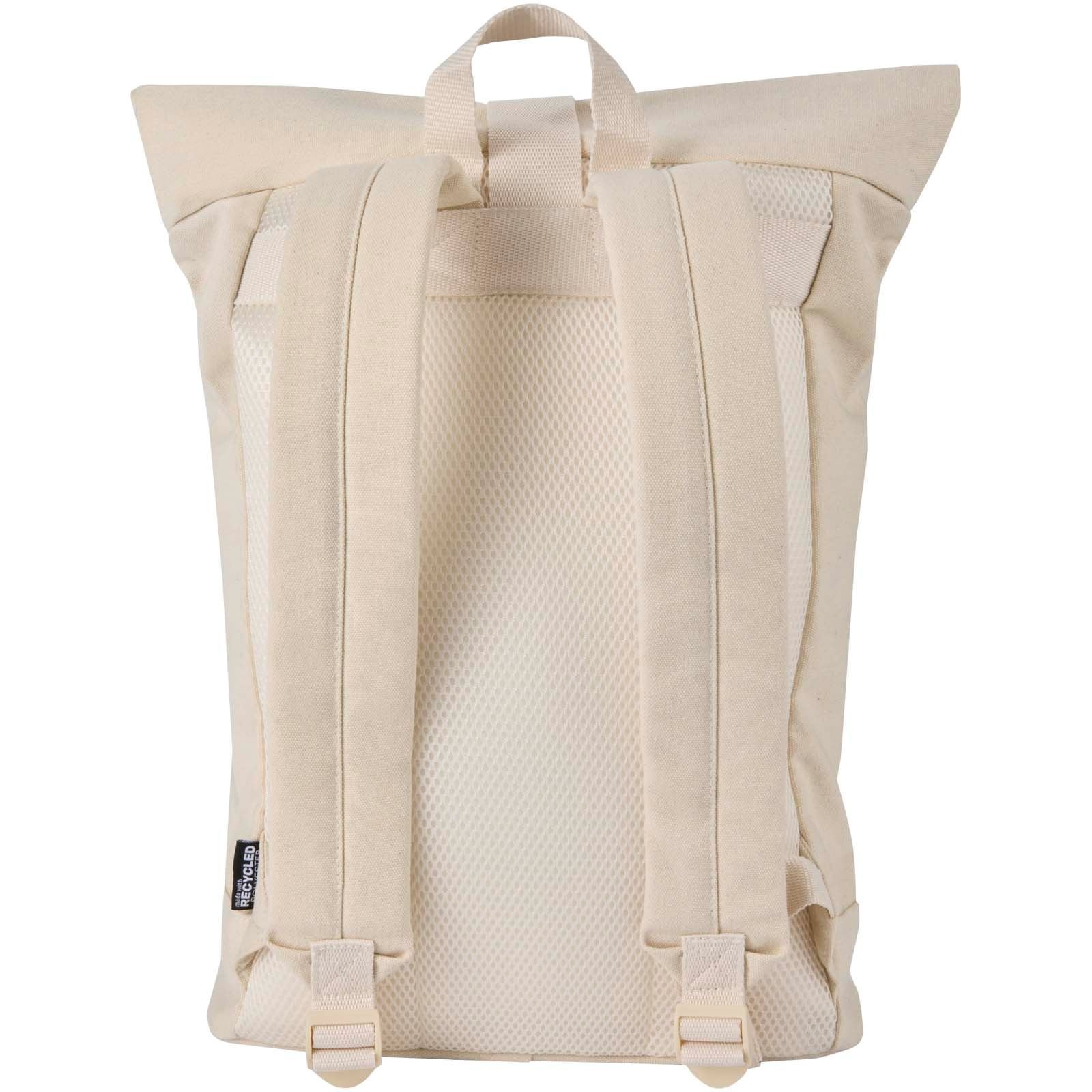 Sac à dos à fermeture enroulable Recanvas recyclé et certifié GRS de 14" et 16 L 13
