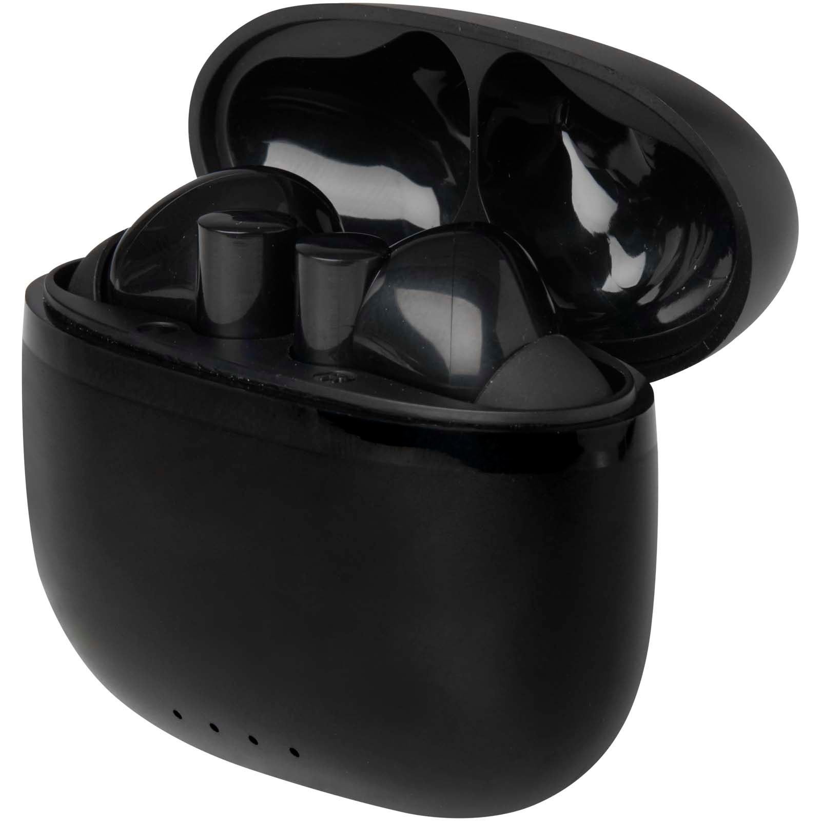 Oreillette Bluetooth® True Wireless Alterf en plastique recyclé avec embouts en silicone 12