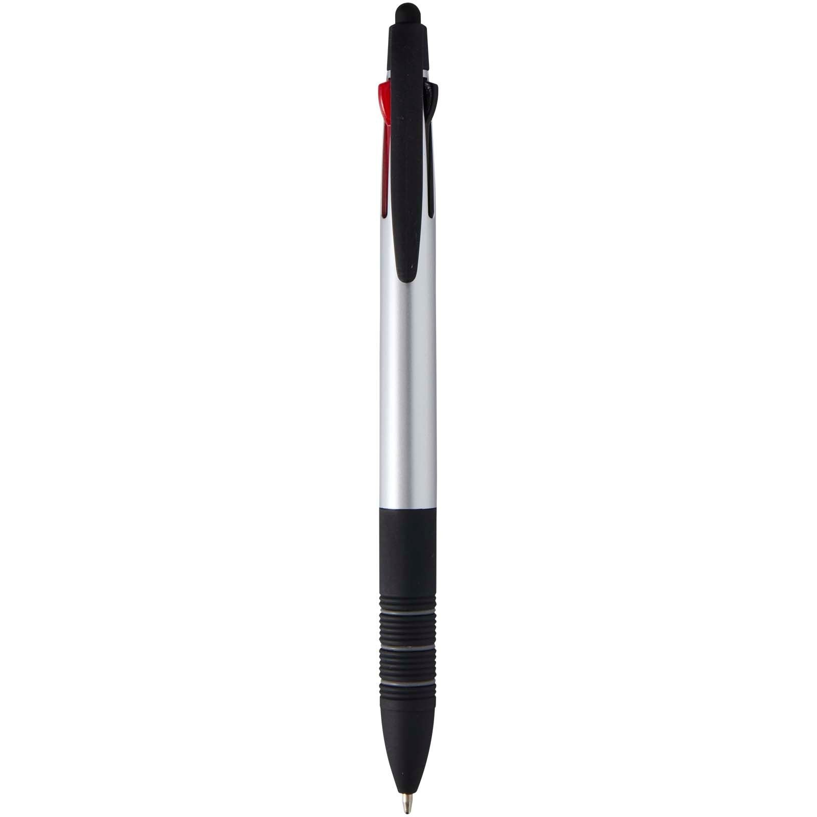 Stylo bille Trine recyclé RCS 3 encres avec stylet