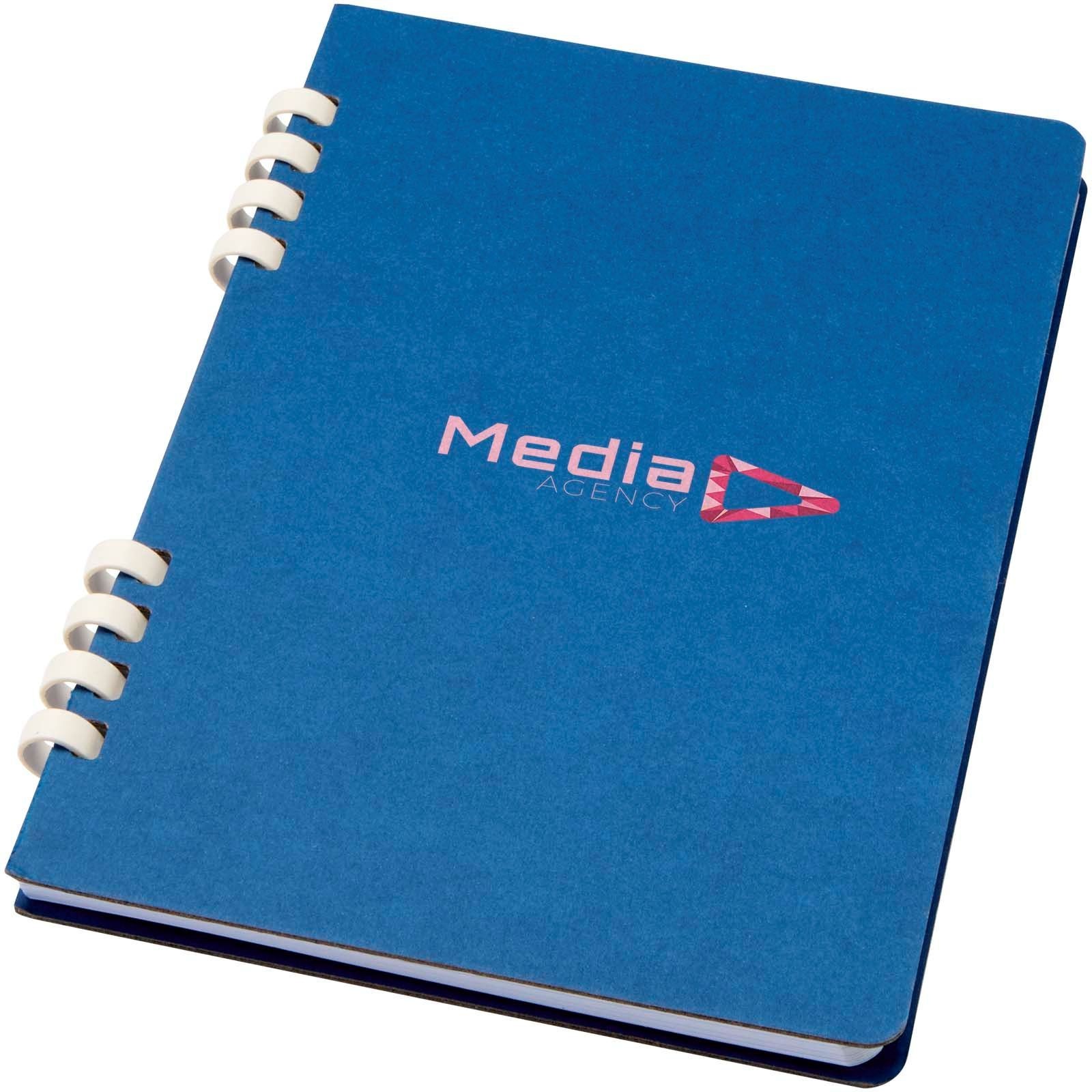 Carnet de notes à spirales Fil A5 à couverture rigide en papier recyclé RCS 9