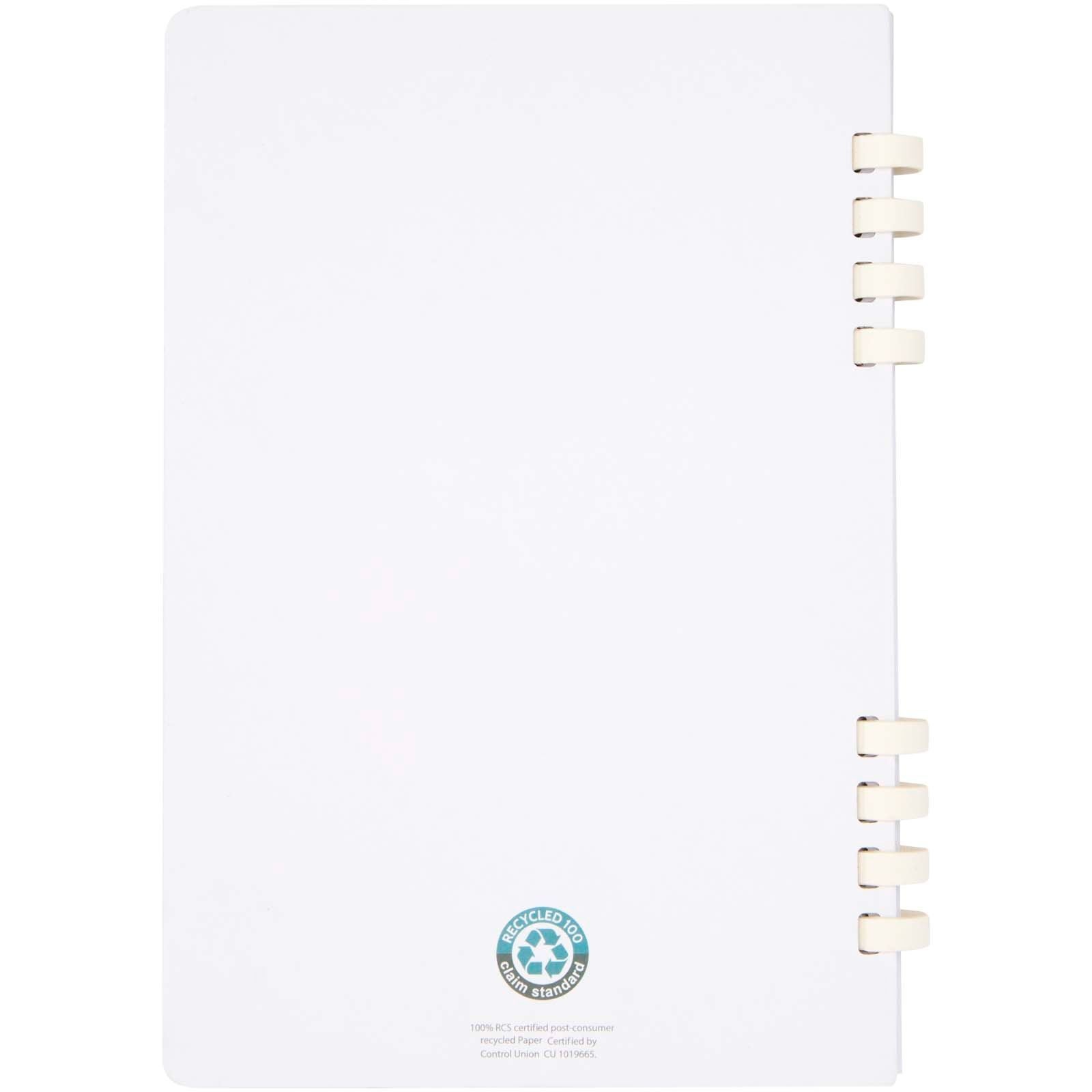 Carnet de notes à spirales Fil A5 à couverture rigide en papier recyclé RCS 13