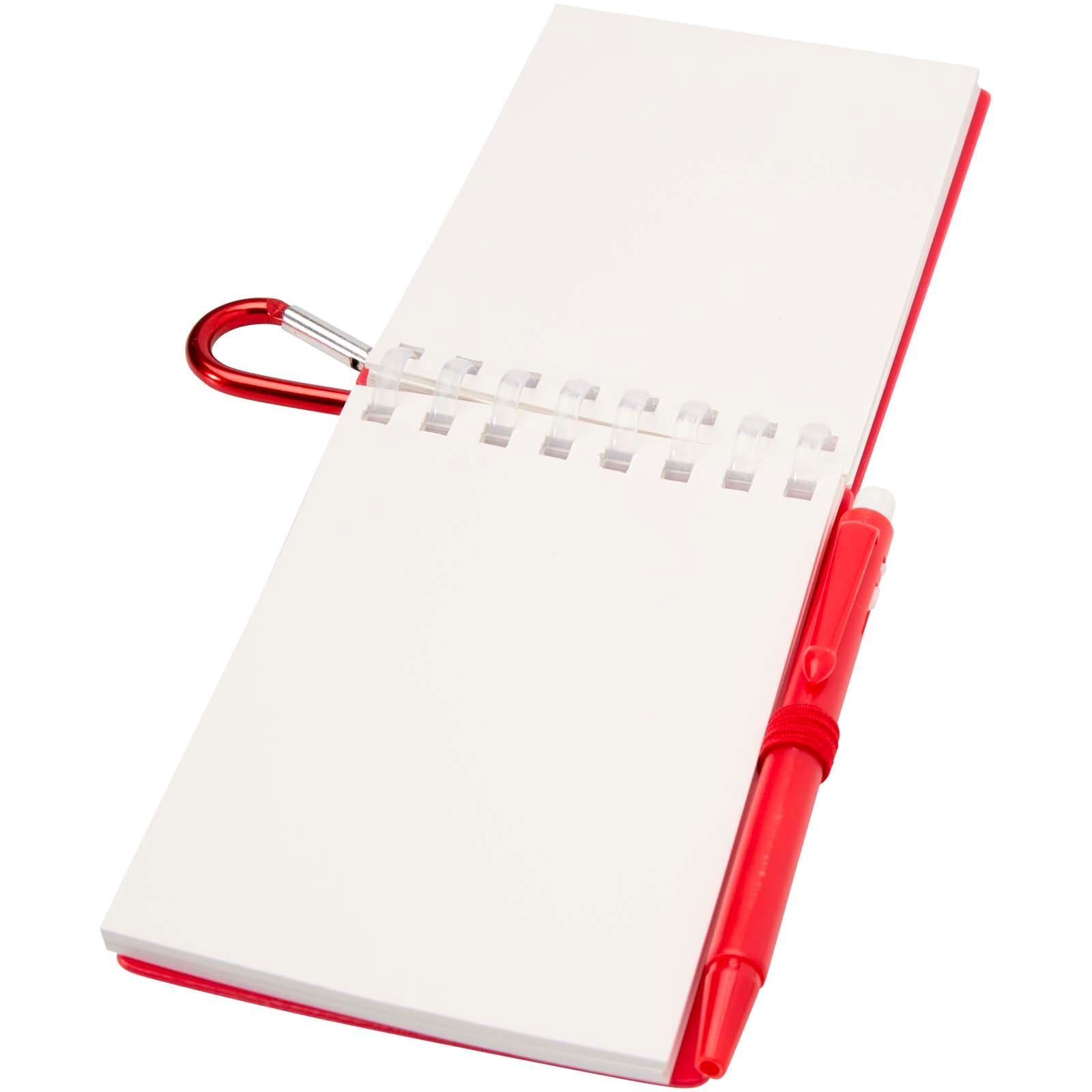 Ensemble carnet souple d’extérieur recyclé et stylo bille (encre noire) Lig Mini 21