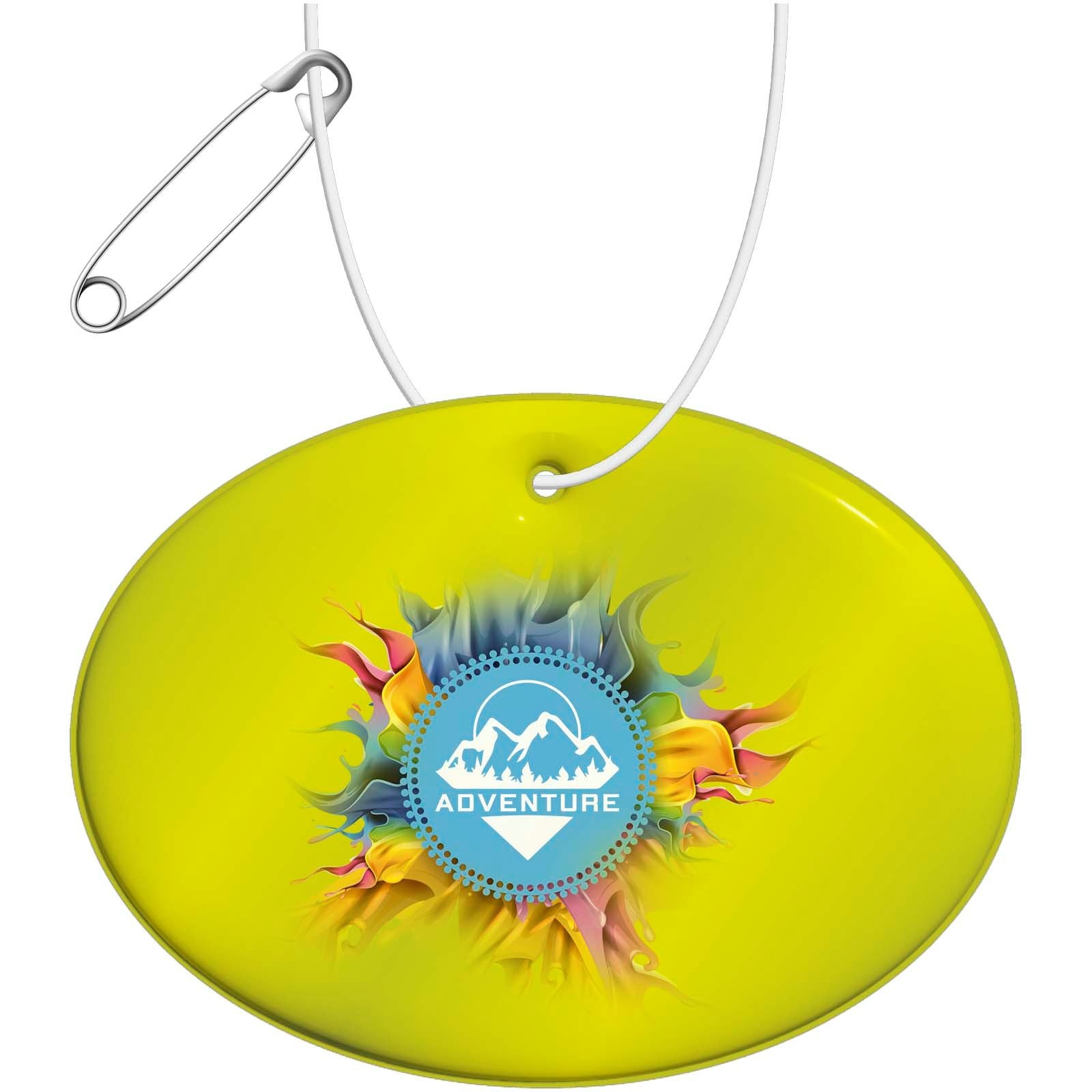 Attache ronde RFX™ H-16 en PVC léger et réfléchissant, grand format 4