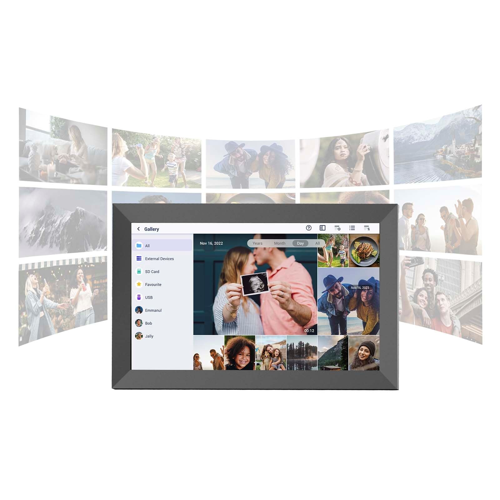 Cadre photo numérique de 15,6" Prixton Prado XL avec Wi-Fi 6