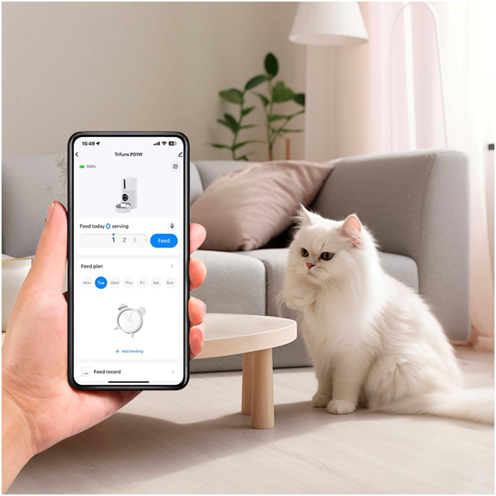 Mangeoire automatique Wi-Fi intelligente Prixton pour animaux de compagnie 6