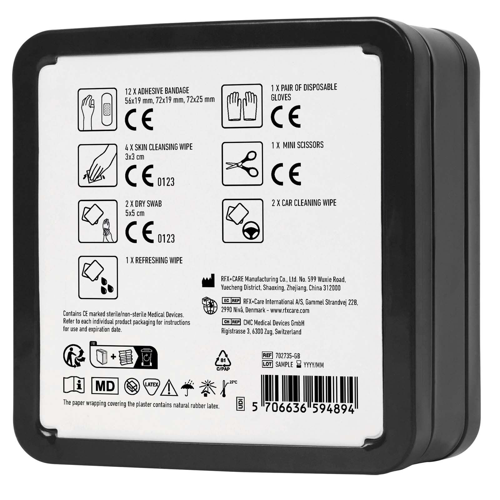 Kit de premiers secours en métal pour voiture MyKit 7