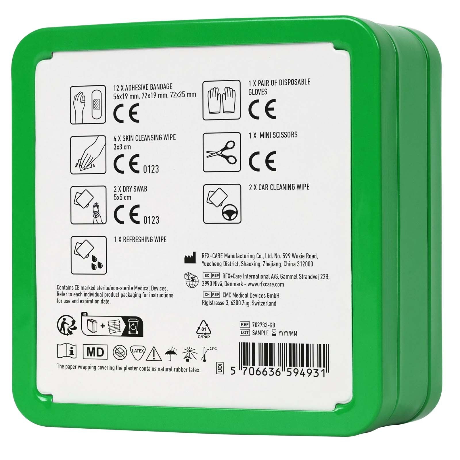 Kit de premiers secours en métal pour voiture MyKit 9