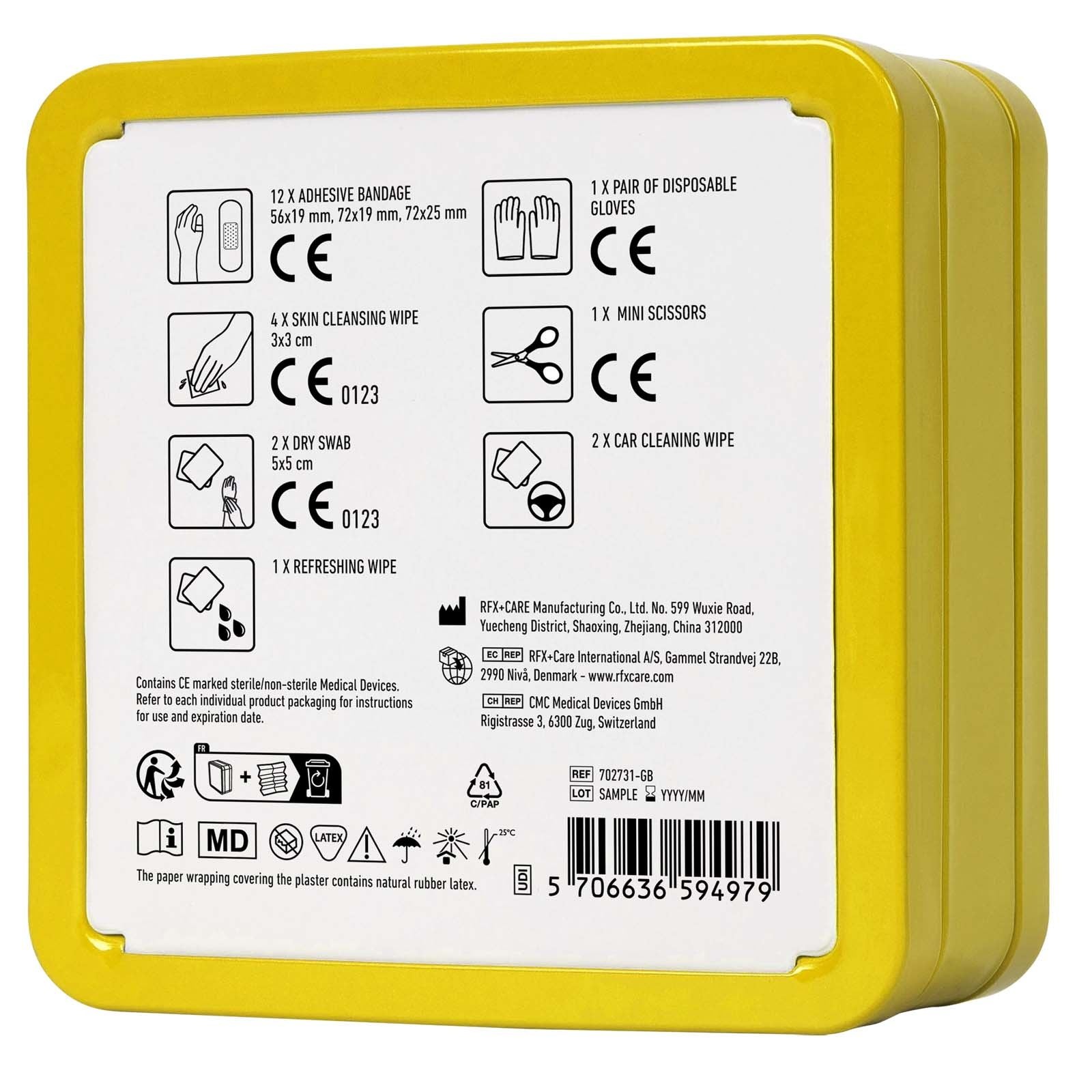 Kit de premiers secours en métal pour voiture MyKit 11