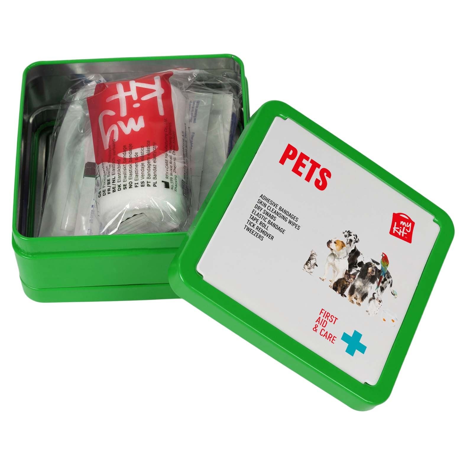 Kit de premiers secours en métal pour animaux de compagnie MyKit 19
