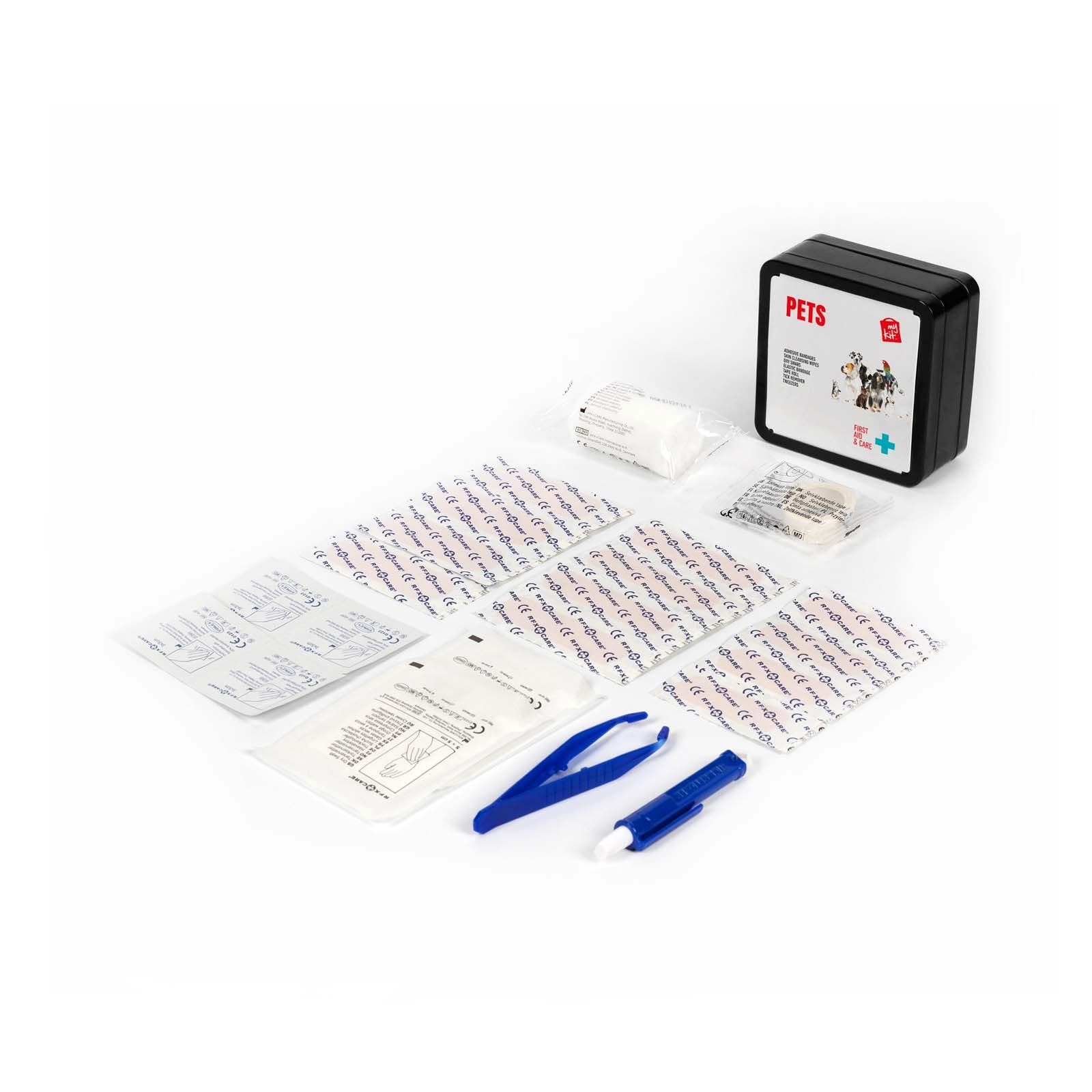 Kit de premiers secours en métal pour animaux de compagnie MyKit 12