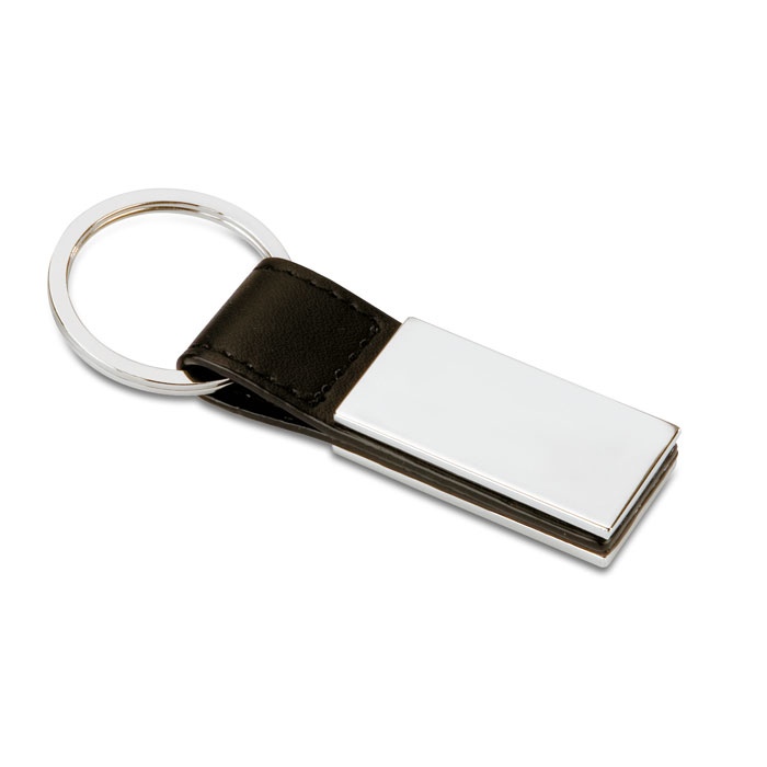 Porte-clés PU et métal - RECTANGLO