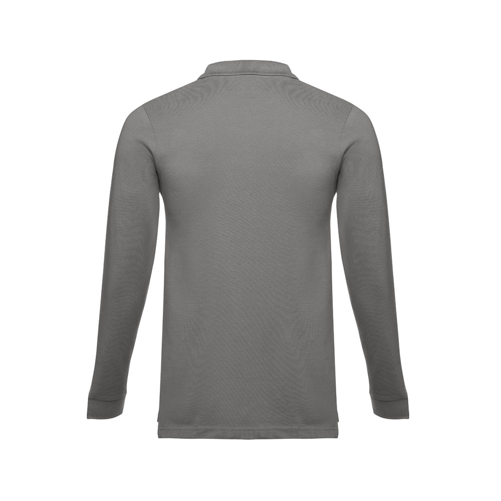 THC BERN II. Polo à manches longues en coton cardé pour hommes 4