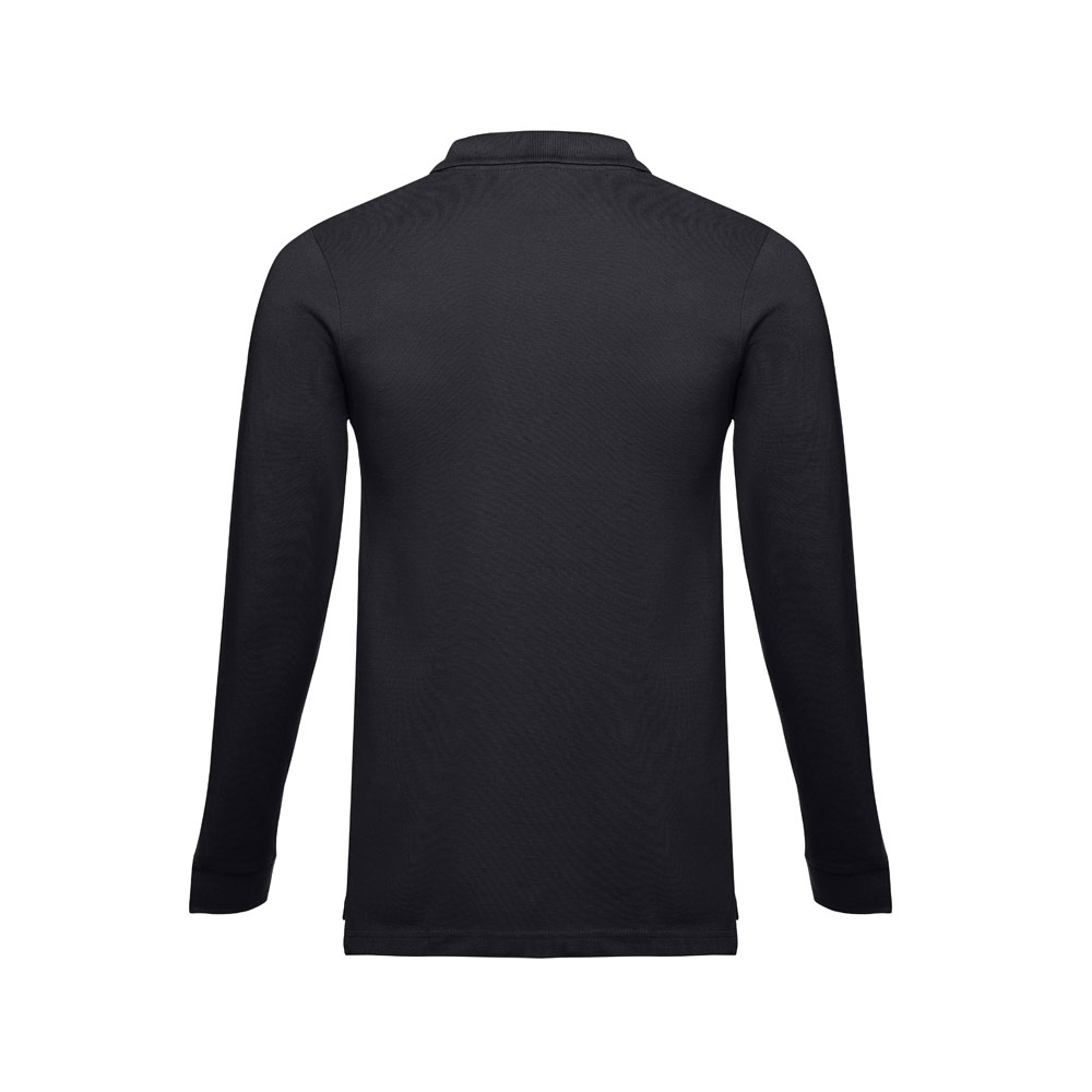 THC BERN II. Polo à manches longues en coton cardé pour hommes 6