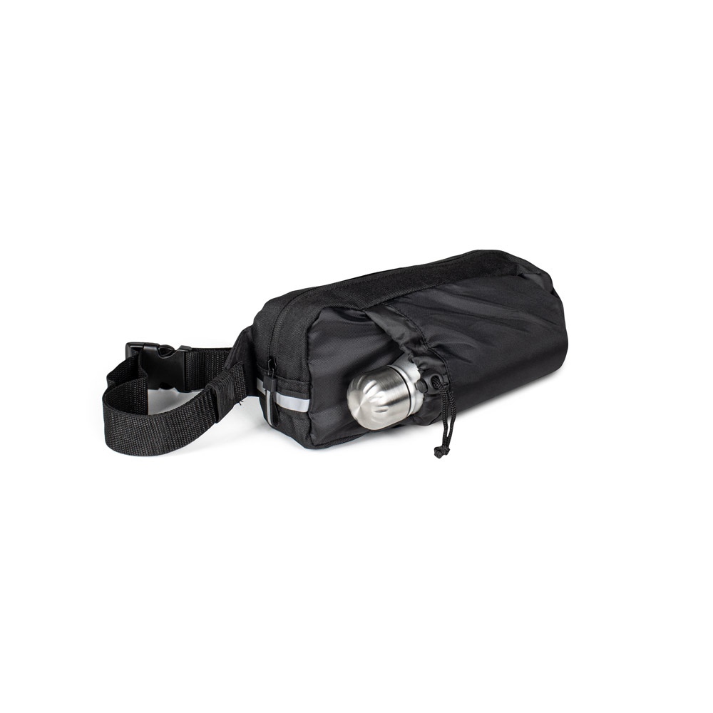 DELFOS POUCH SHINY. Sac de taille en 300D polyester recyclé (finition brillante) et 600D polyester recyclé avec éléments réfléchissants 3
