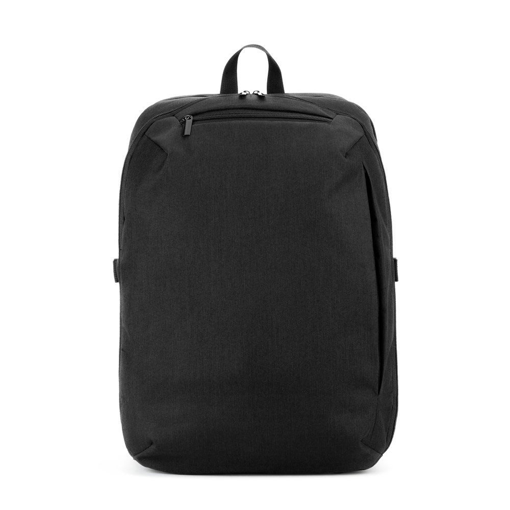 UDINE. Sac avec un compartiment à ouverture complète en polyester recyclé haute densité 300D 16 pouces 3