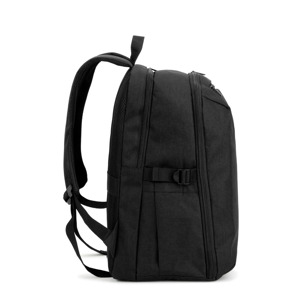 UDINE. Sac avec un compartiment à ouverture complète en polyester recyclé haute densité 300D 16 pouces 6
