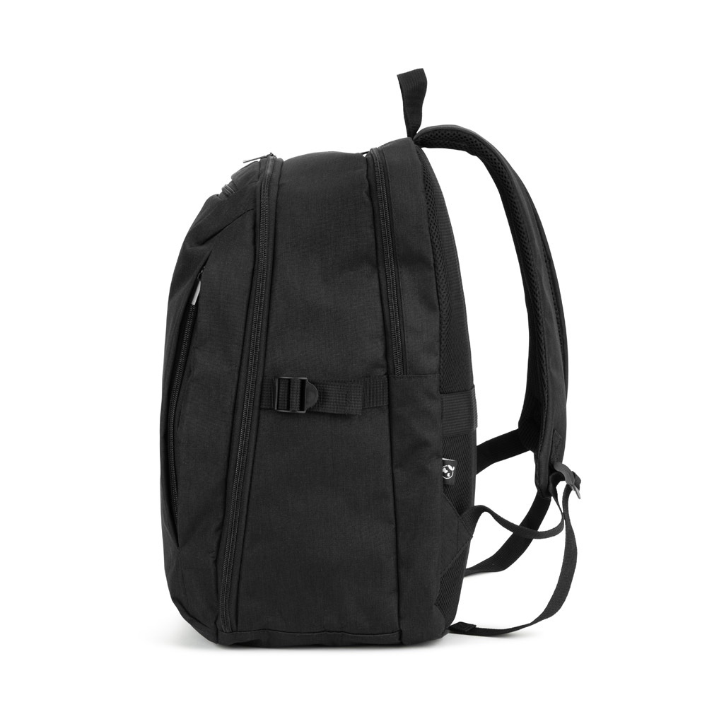UDINE. Sac avec un compartiment à ouverture complète en polyester recyclé haute densité 300D 16 pouces 7