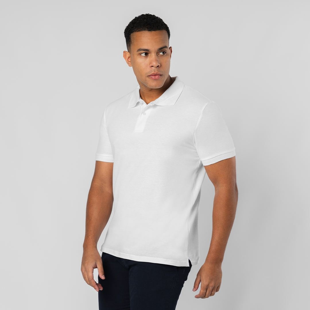 Polo Adulte Blanc - Charles