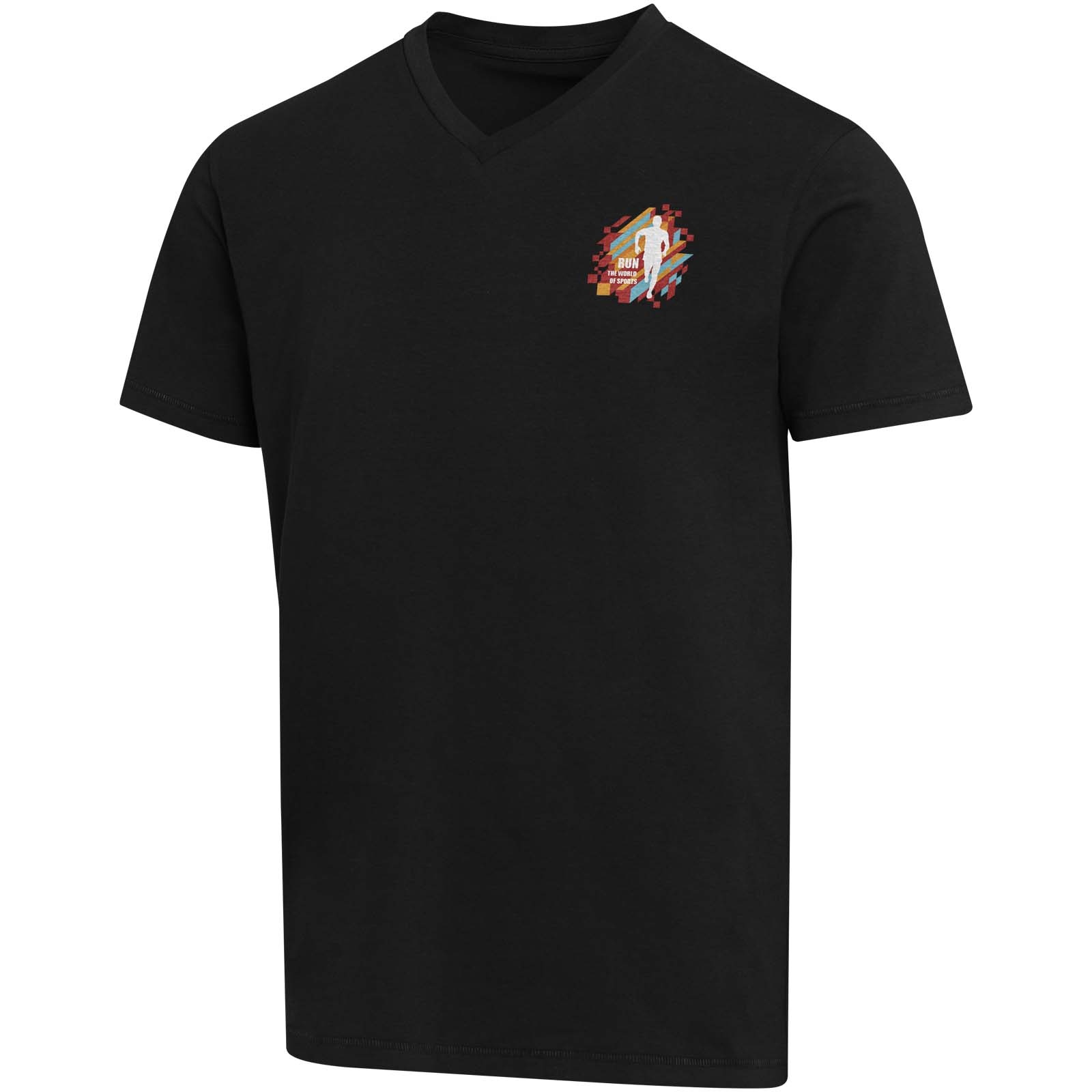 T-shirt unisexe en coton bio certifié OCS Balfour à manches courtes et col en V de 200 g/m² 7