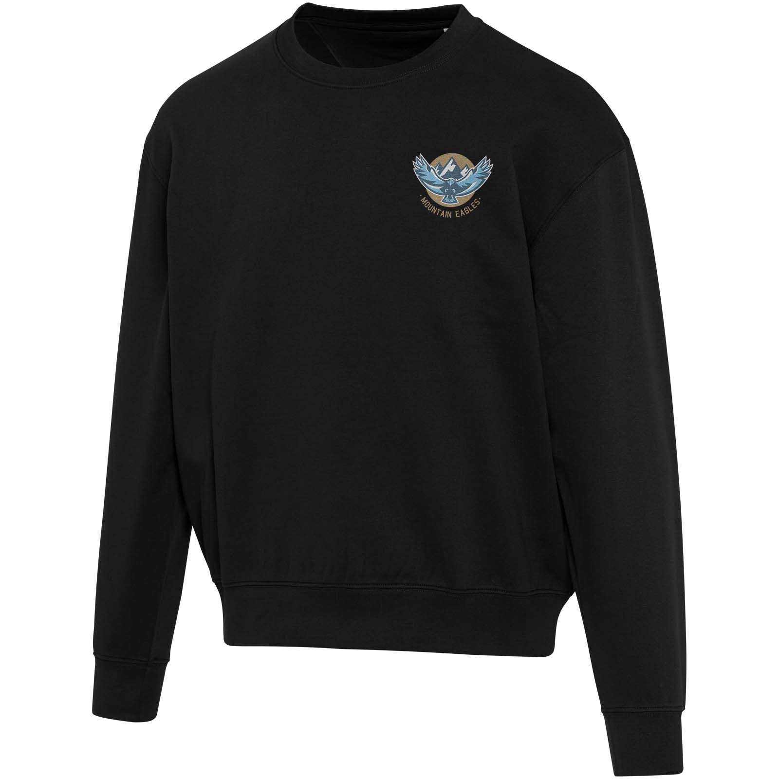 Pull unisexe OCS en coton bio oversize à col rond Boris de 280 g/m2 7