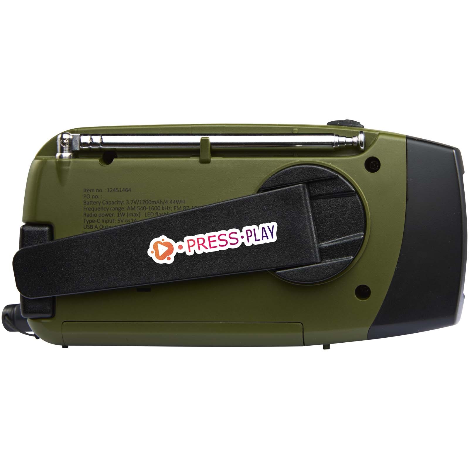Radio d'urgence en plastique recyclé RCS Avior 3