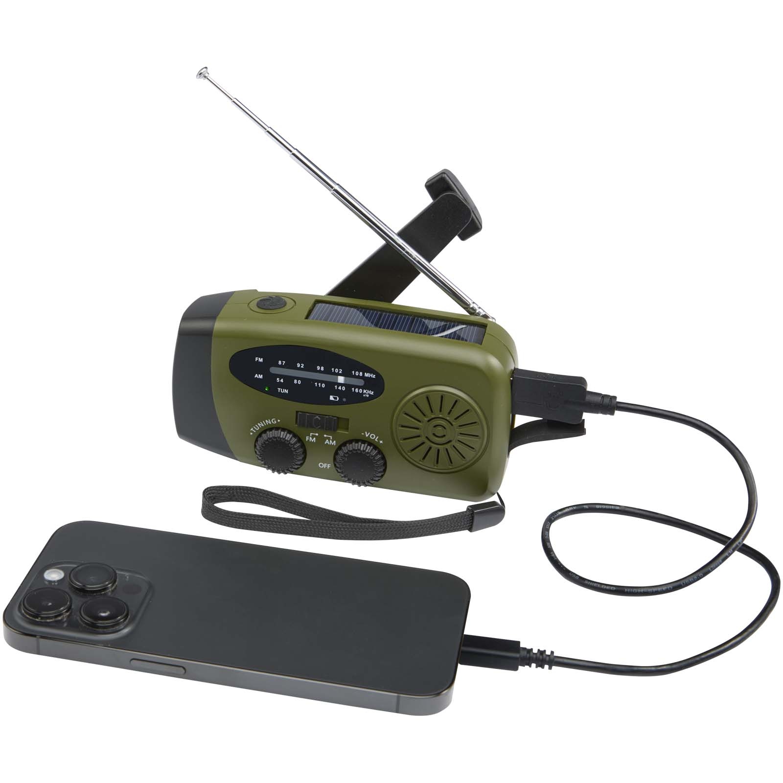 Radio d'urgence en plastique recyclé RCS Avior 7