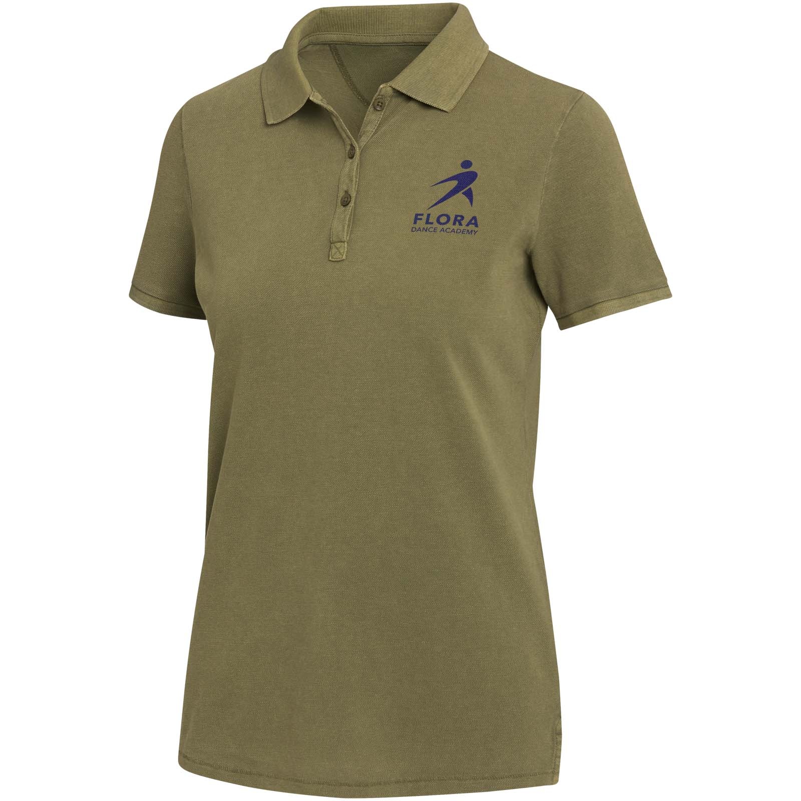 Polo délavé pour femme Calgary de 200 g/m2 5