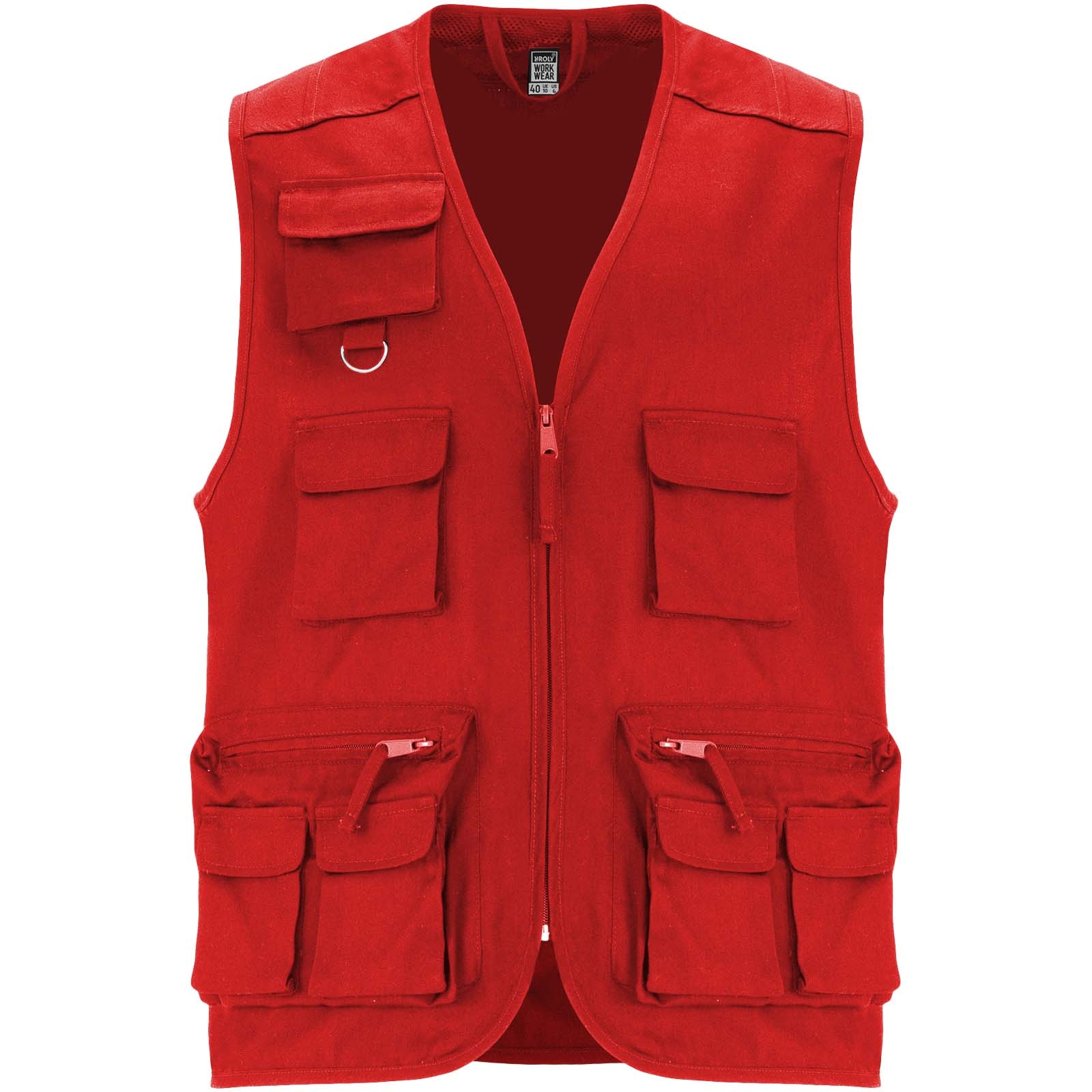 Gilet de travail multi-poches à col en V Venera de 200 g/m2 7