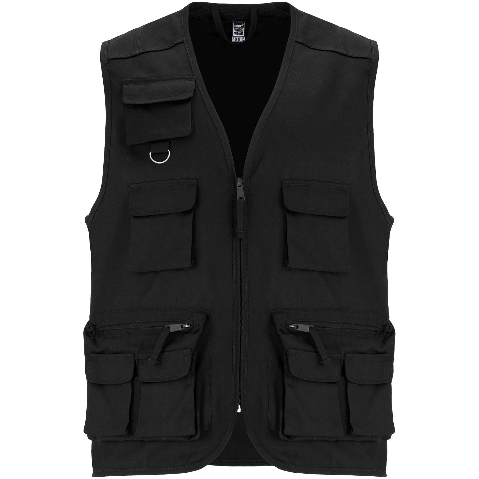 Gilet de travail multi-poches à col en V Venera de 200 g/m2 5