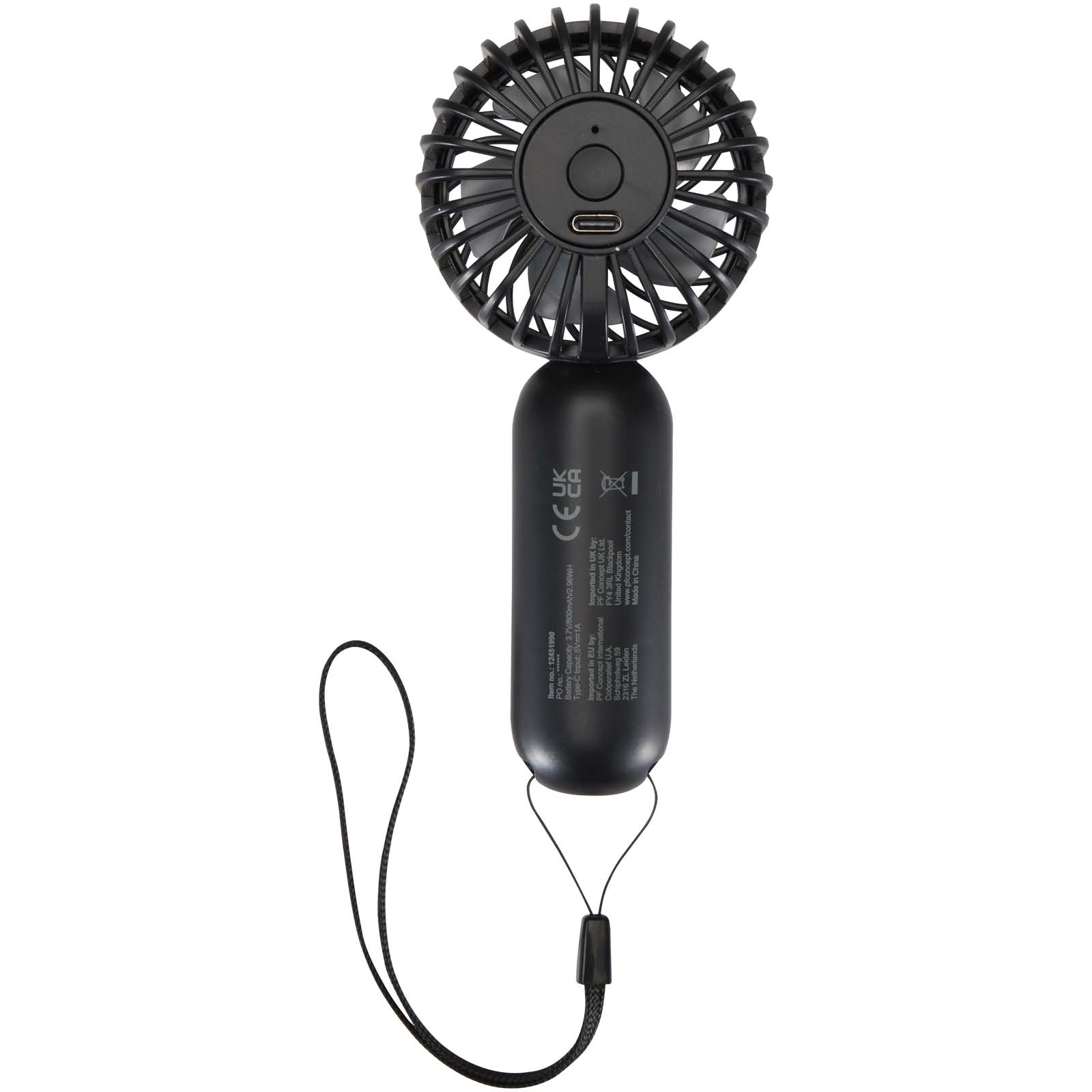 Ventilateur portable en plastique recyclé Aervia 11