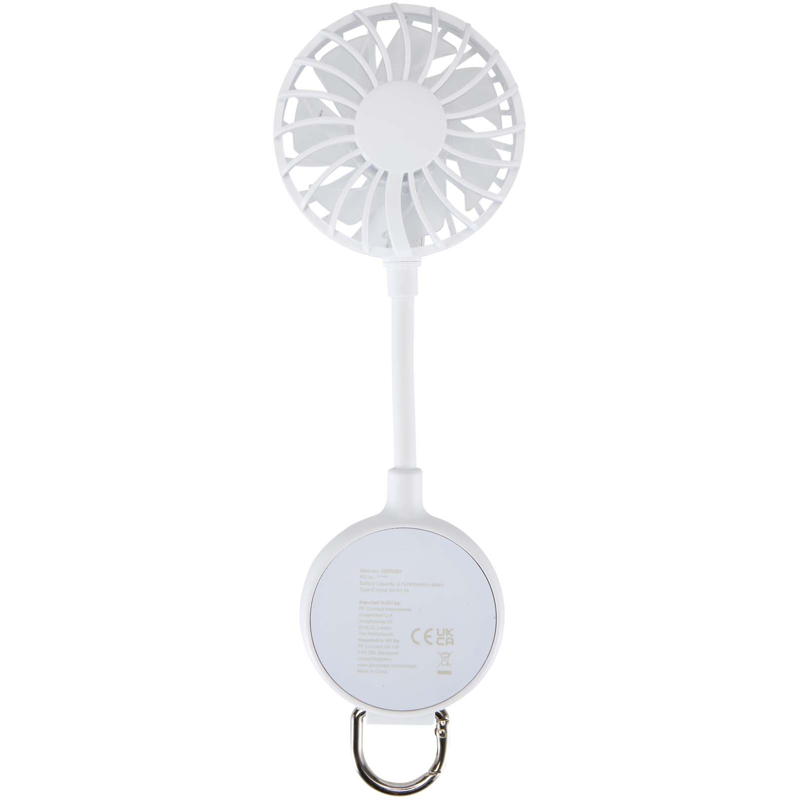 Ventilateur portable magnétique en plastique recyclé Ventio 6