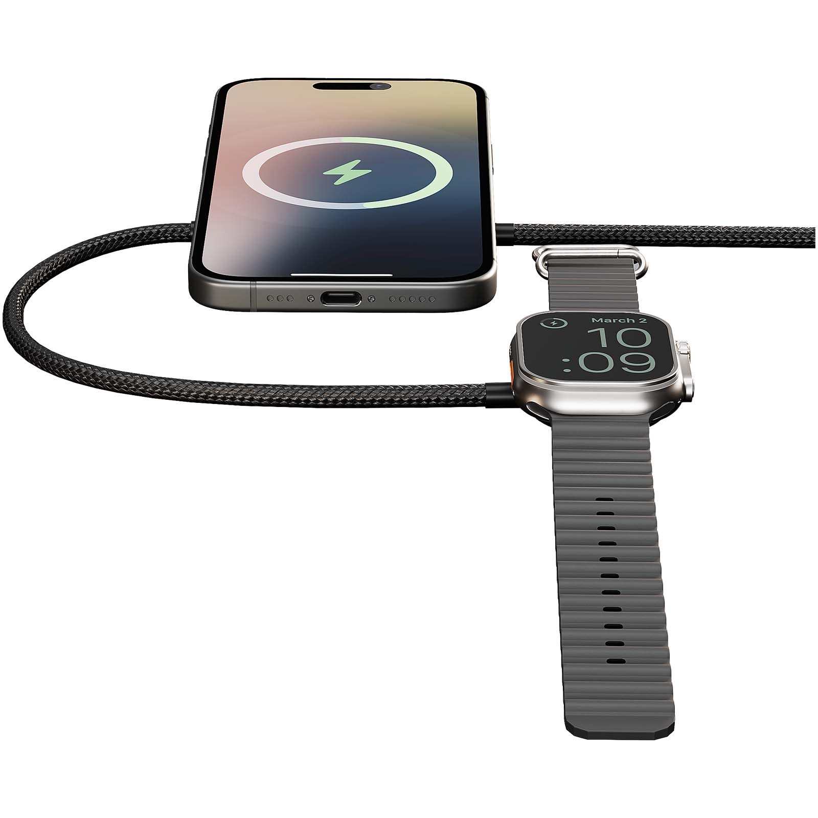Câble de charge double 15 W Zens Pro 2 4
