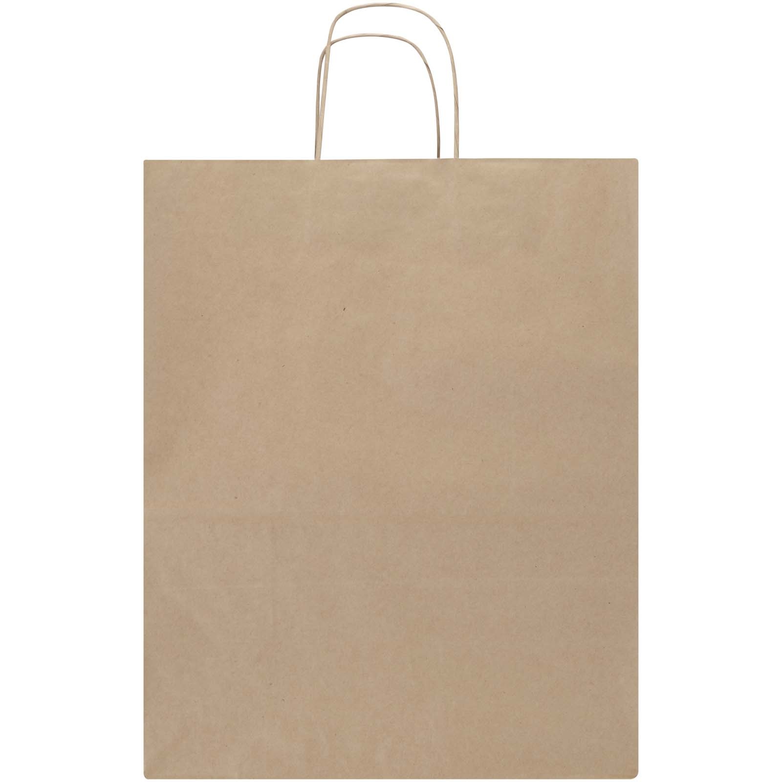 Sac en papier Kraft 80 à 90 g/m2 avec poignées torsadées 32 x 17 x 39 cm 5