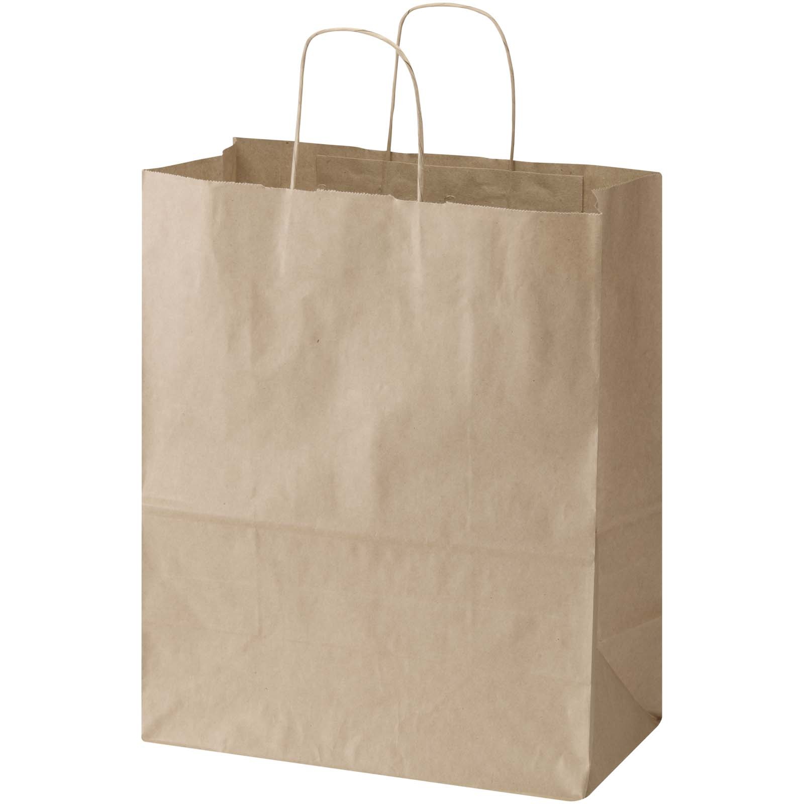 Sac en papier Kraft 80 à 90 g/m2 avec poignées torsadées 32 x 17 x 39 cm 7