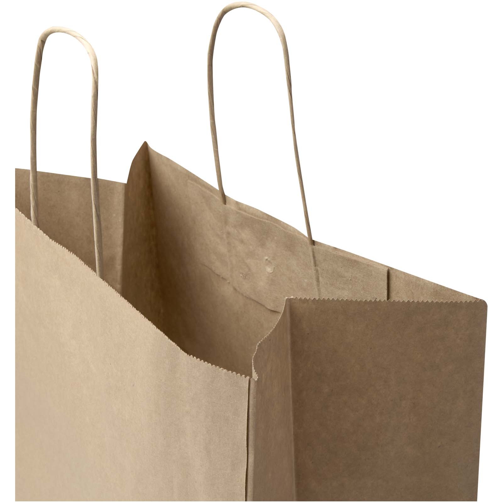 Sac en papier Kraft 80 à 90 g/m2 avec poignées torsadées 32 x 17 x 39 cm 9