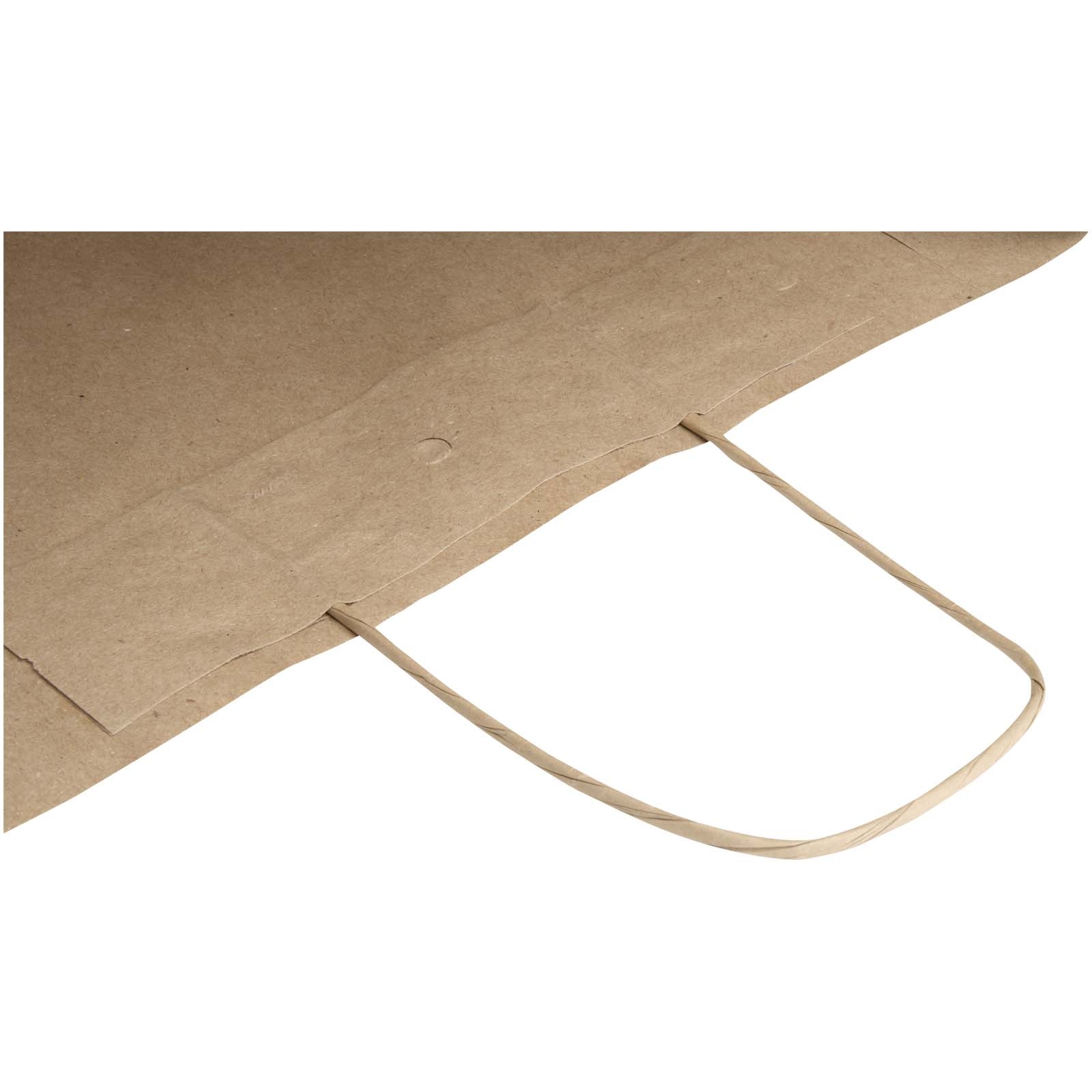Sac en papier Kraft 80 à 90 g/m2 avec poignées torsadées 32 x 17 x 39 cm 11