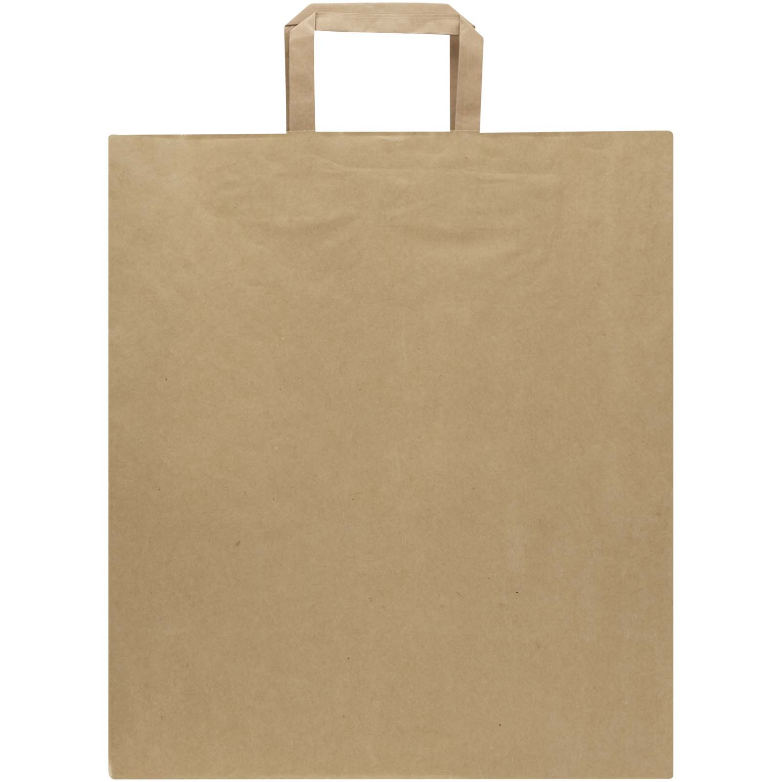 Sac en papier Kraft 80 à 90 g/m2 avec poignées plates 32 x 17 x 39 cm 5