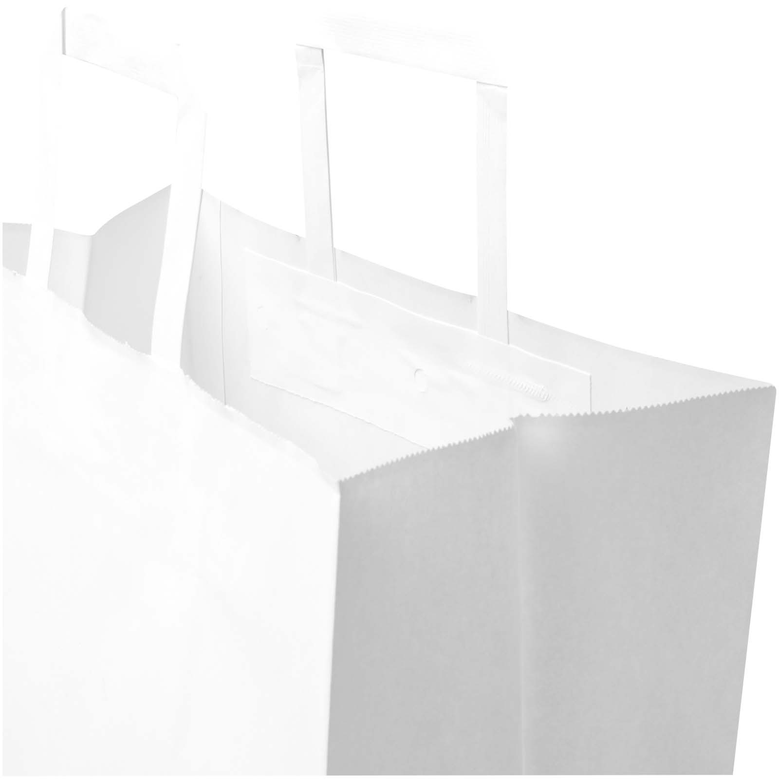 Sac en papier Kraft 80 à 90 g/m2 avec poignées plates 32 x 17 x 39 cm 8