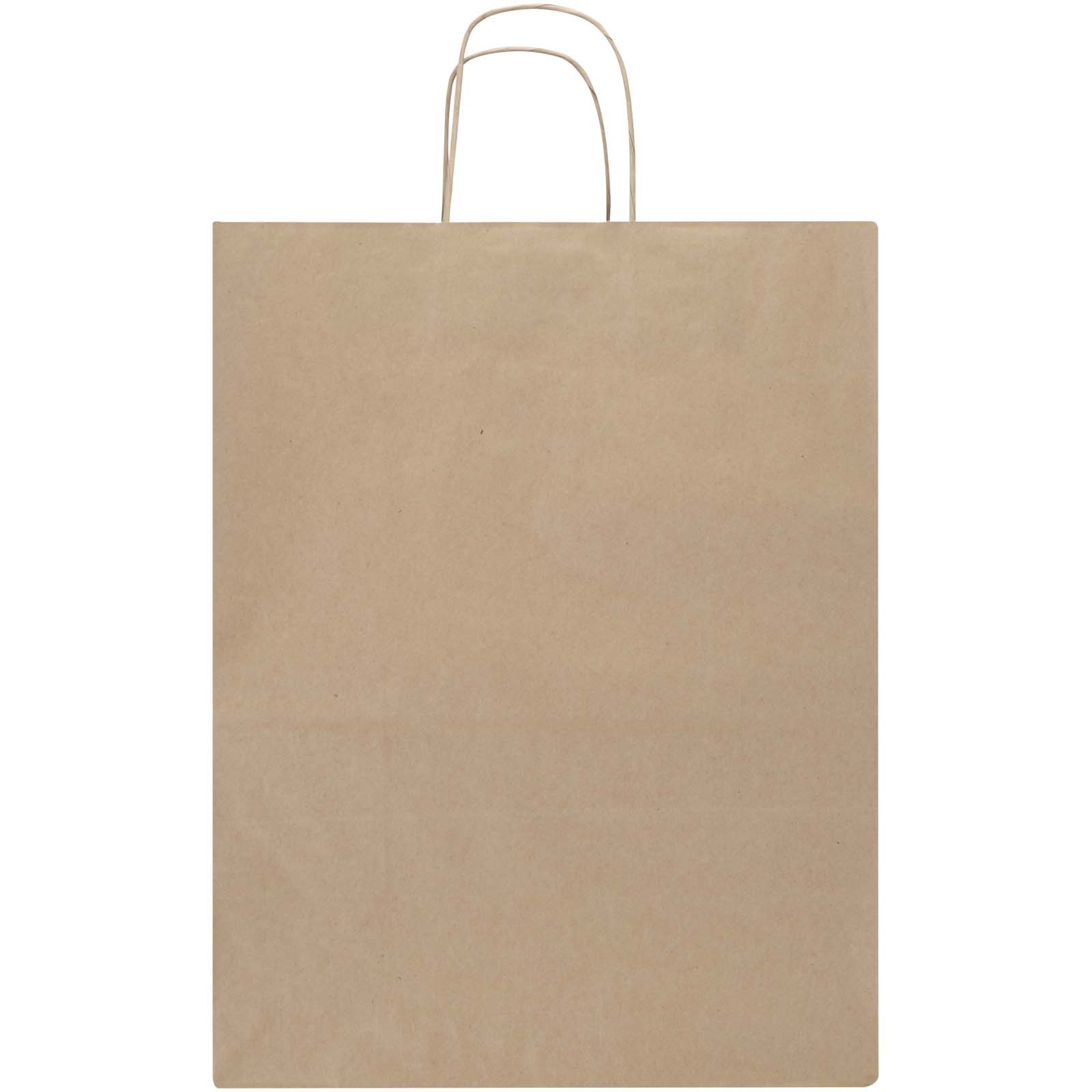 Sac en papier Kraft 80 à 90 g/m2 avec poignées torsadées 25 x 15 x 32 cm 5