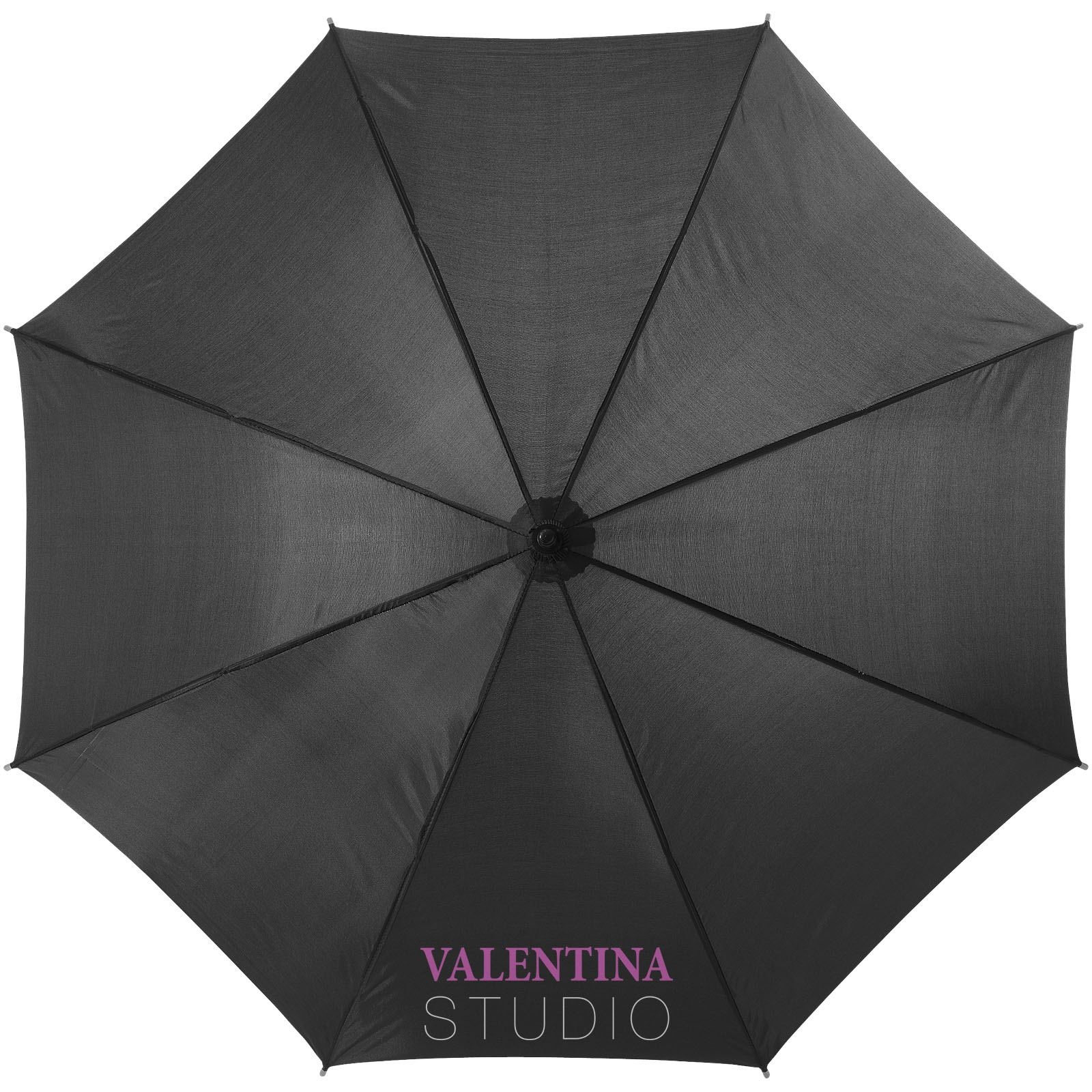 Parapluie 23" à ouverture automatique, poignée et mât en bois 20
