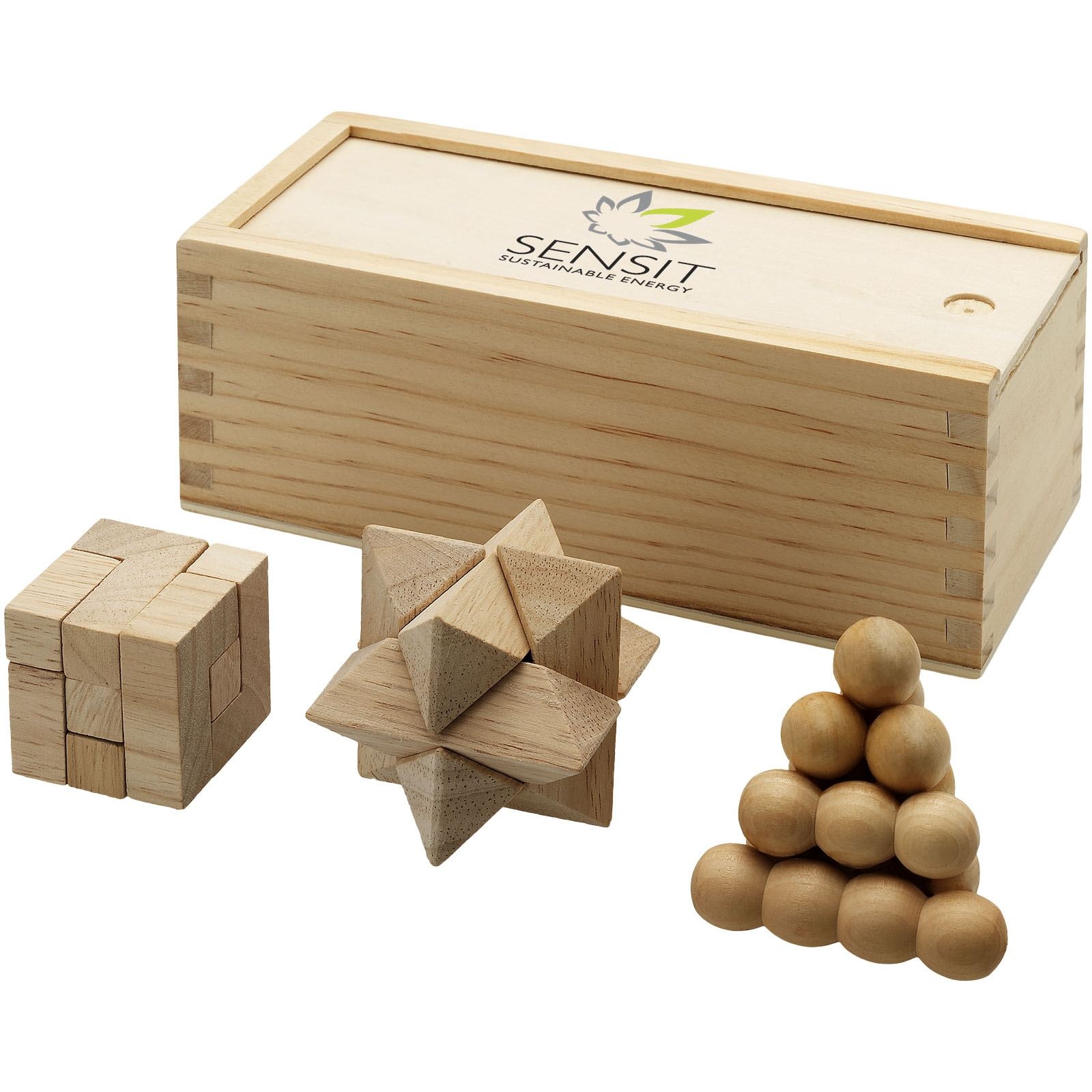 Casse-tête chinois Brainiac 3 pièces en bois 3