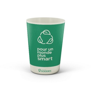 Gobelet reutilisable en biocomposite 22 cl