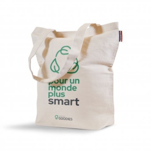 Sac shopping 100% coton recycl 300gr/m