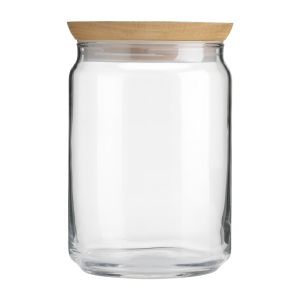 Bocal en verre Wood Jar