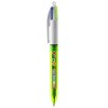 BIC® 4 Couleurs Fluo Bille + lanyard