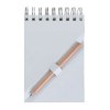 BLOC-NOTES A7 ET CRAYON AGENDA(+Pas de marquage sur le crayon - marquage copie laser sur face avant du bloc)