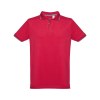 THC ROME. Polo bicolore en coton pour hommes